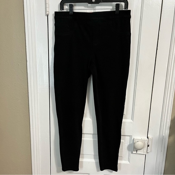 Spanx Jean-Ish Ankle Leggings Jeggings Black Large W1 - Picture 3 of 9